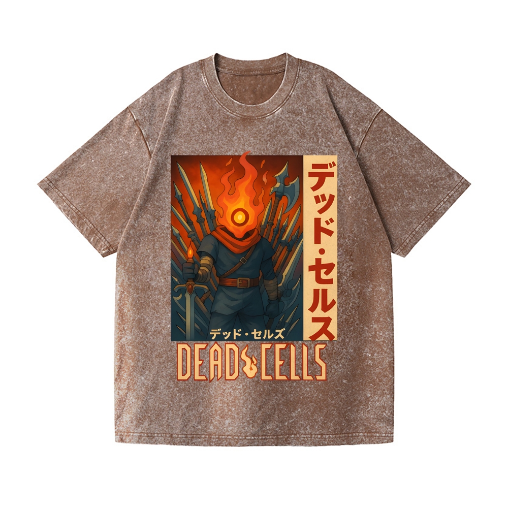 Dead Cells Vintage Wash Japanese Design T-Shirt