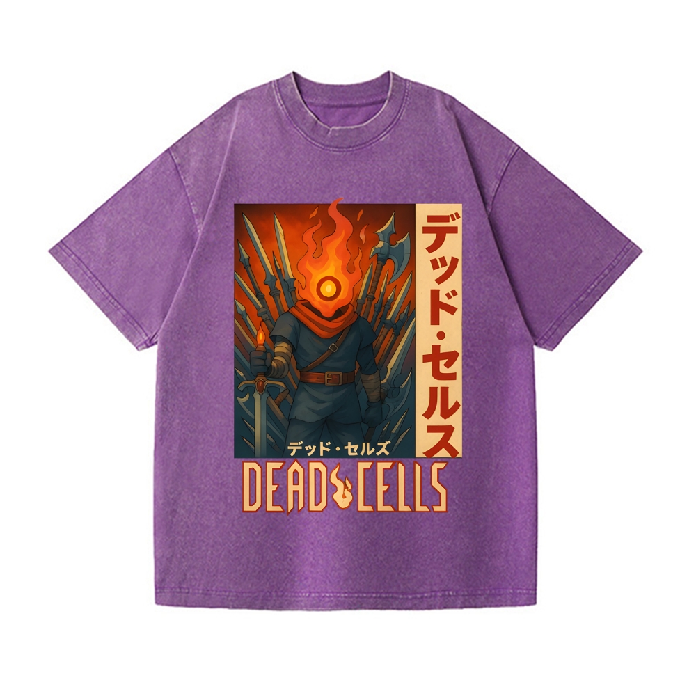 Dead Cells Vintage Wash Japanese Design T-Shirt