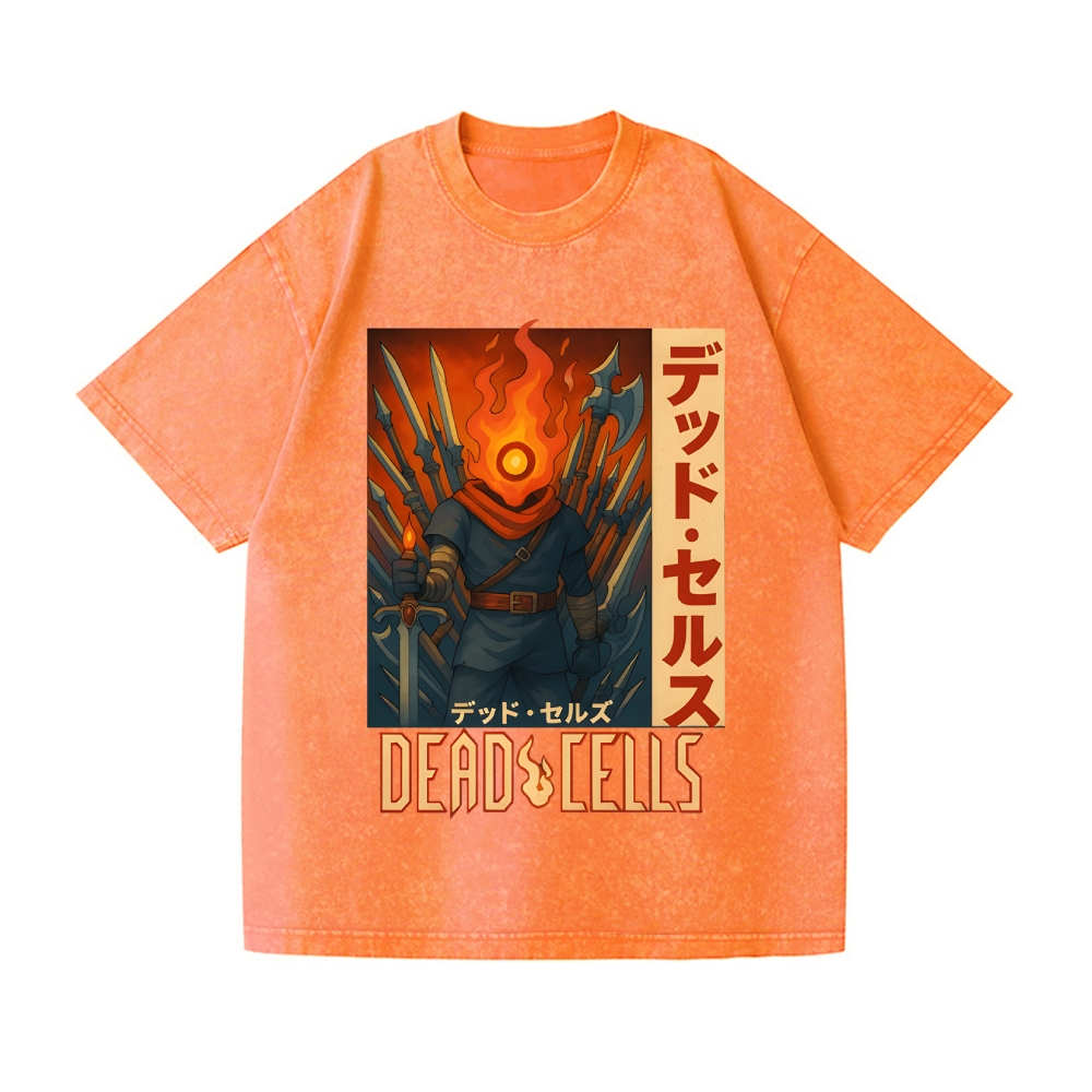 Dead Cells Vintage Wash Japanese Design T-Shirt