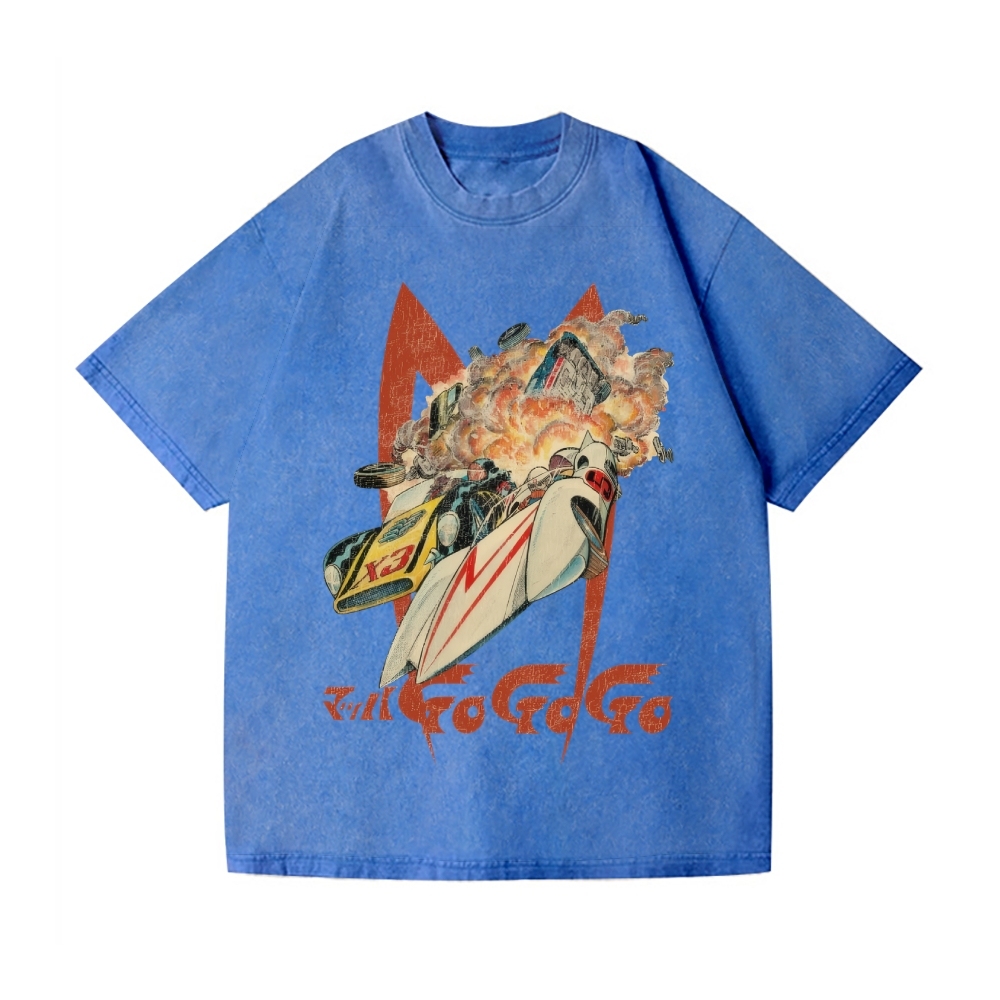 Speed Racer Vintage Wash Japanese Design T-Shirt