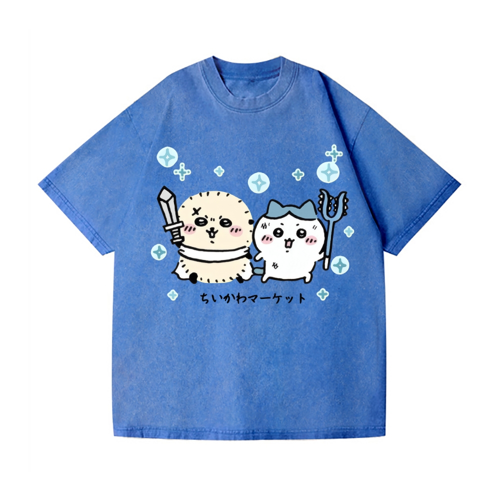 Chiikawa Vintage Wash Japanese Design T-Shirt