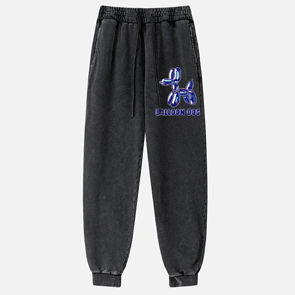 Koons Balloon Dog Vintage Washed Jogger