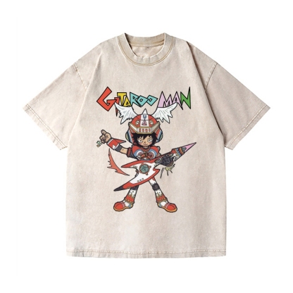 Gitaroo Man Vintage Wash Japanese Design T-Shirt