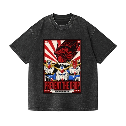 Gundam Vintage Wash Japanese Design T-Shirt