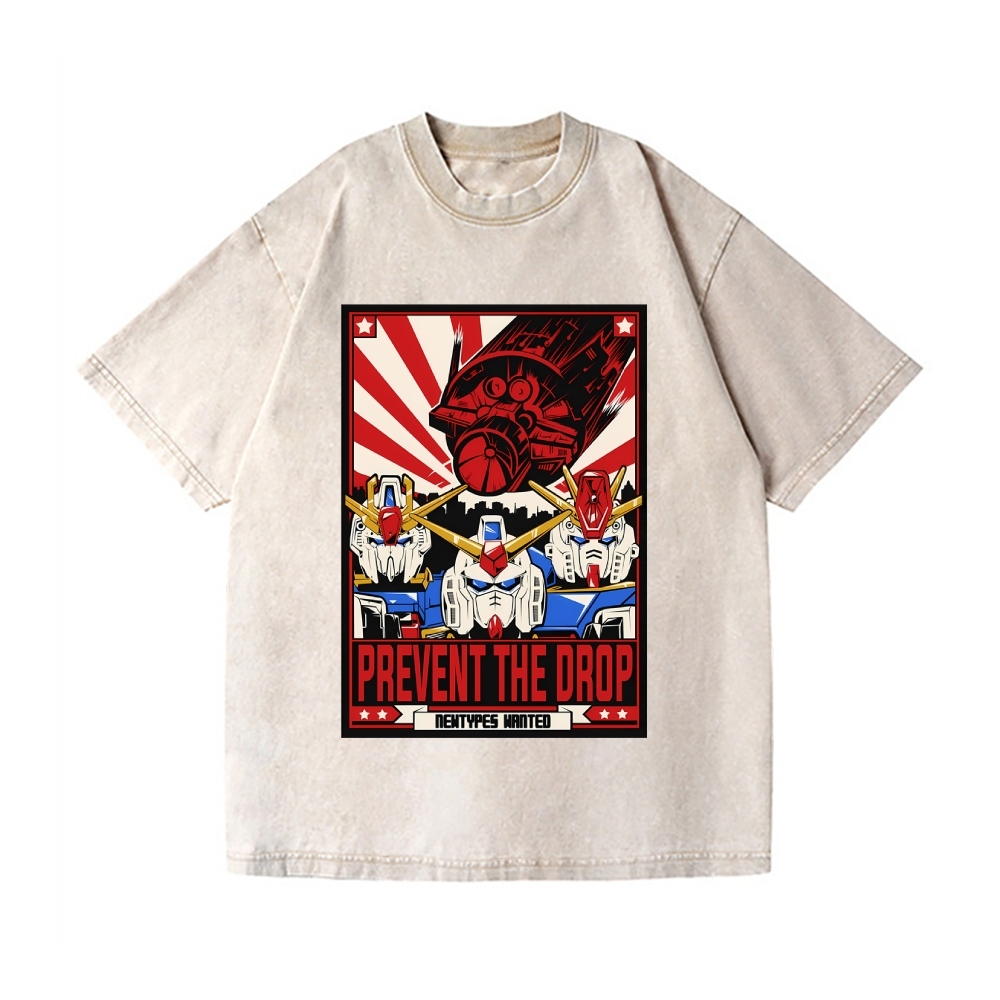 Gundam Vintage Wash Japanese Design T-Shirt