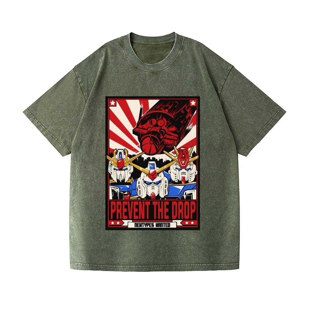 Gundam Vintage Wash Japanese Design T-Shirt
