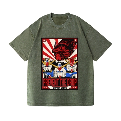 Gundam Vintage Wash Japanese Design T-Shirt