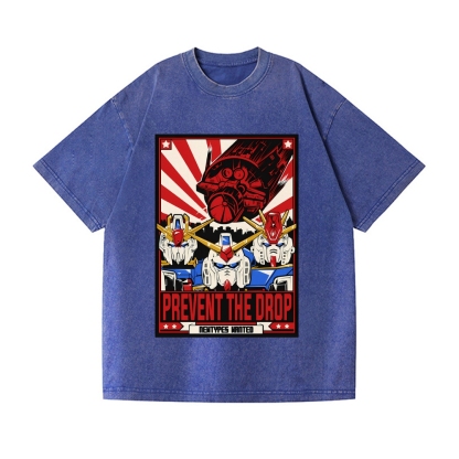 Gundam Vintage Wash Japanese Design T-Shirt