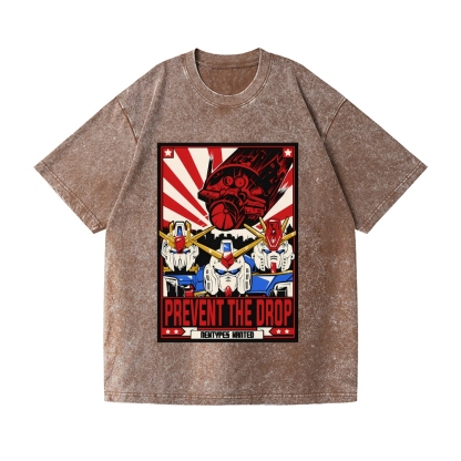 Gundam Vintage Wash Japanese Design T-Shirt