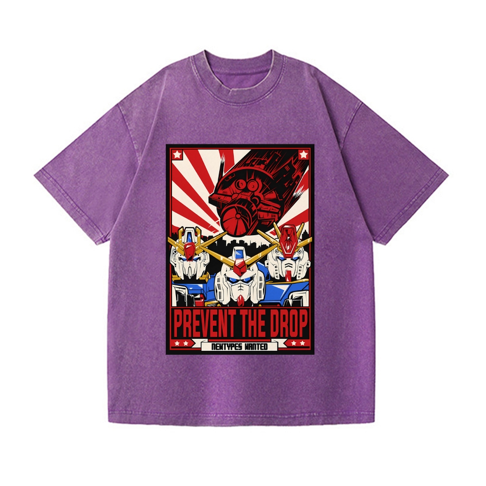 Gundam Vintage Wash Japanese Design T-Shirt