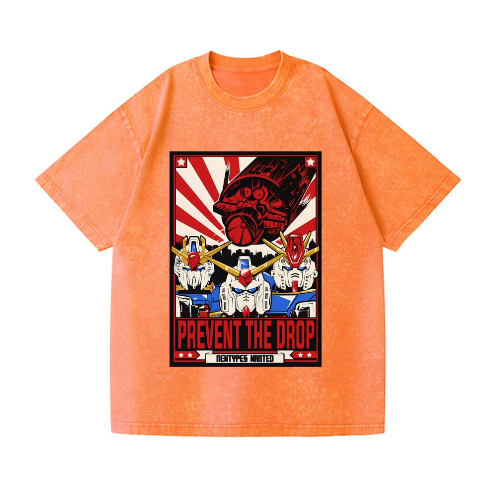 Gundam Vintage Wash Japanese Design T-Shirt