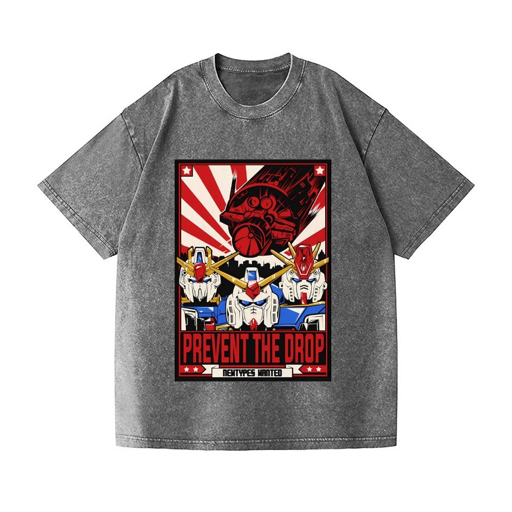 Gundam Vintage Wash Japanese Design T-Shirt