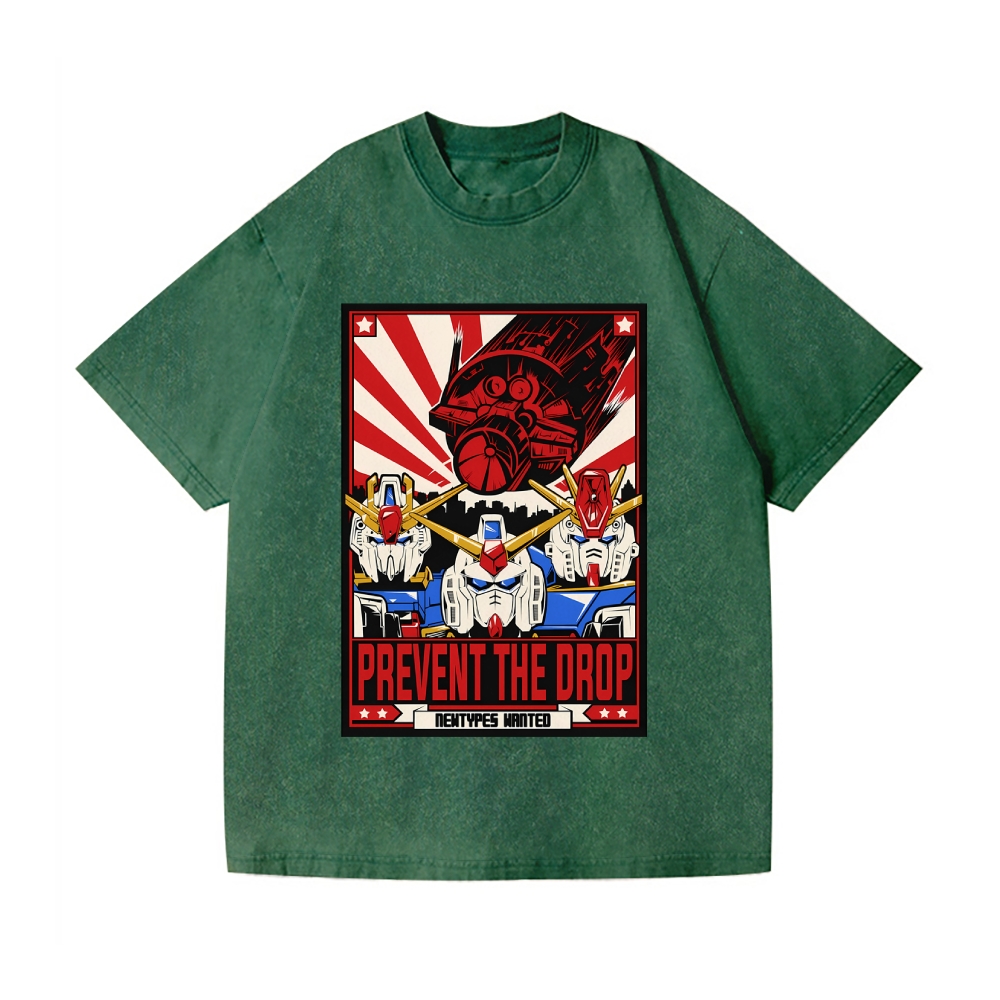 Gundam Vintage Wash Japanese Design T-Shirt