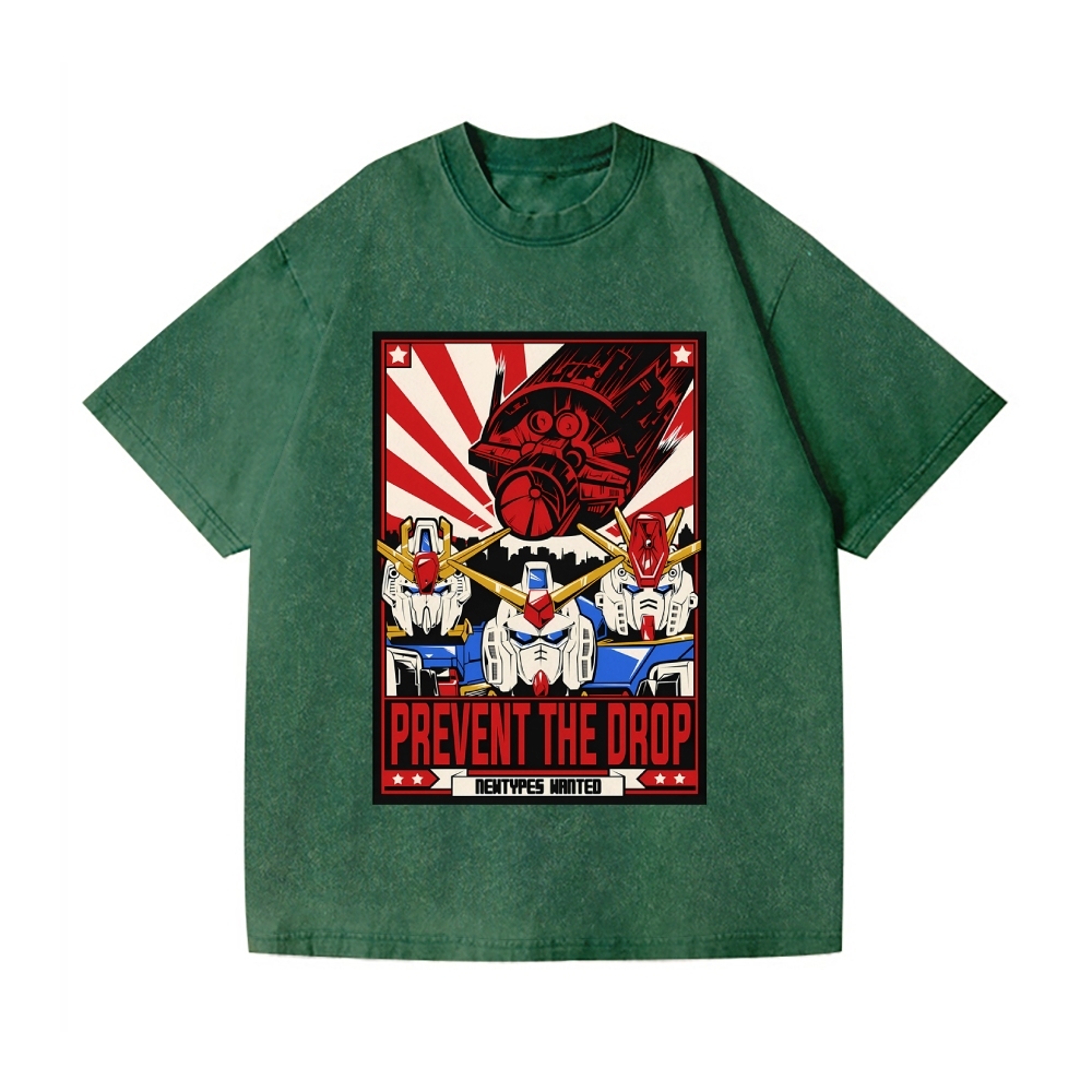 Gundam Vintage Wash Japanese Design T-Shirt