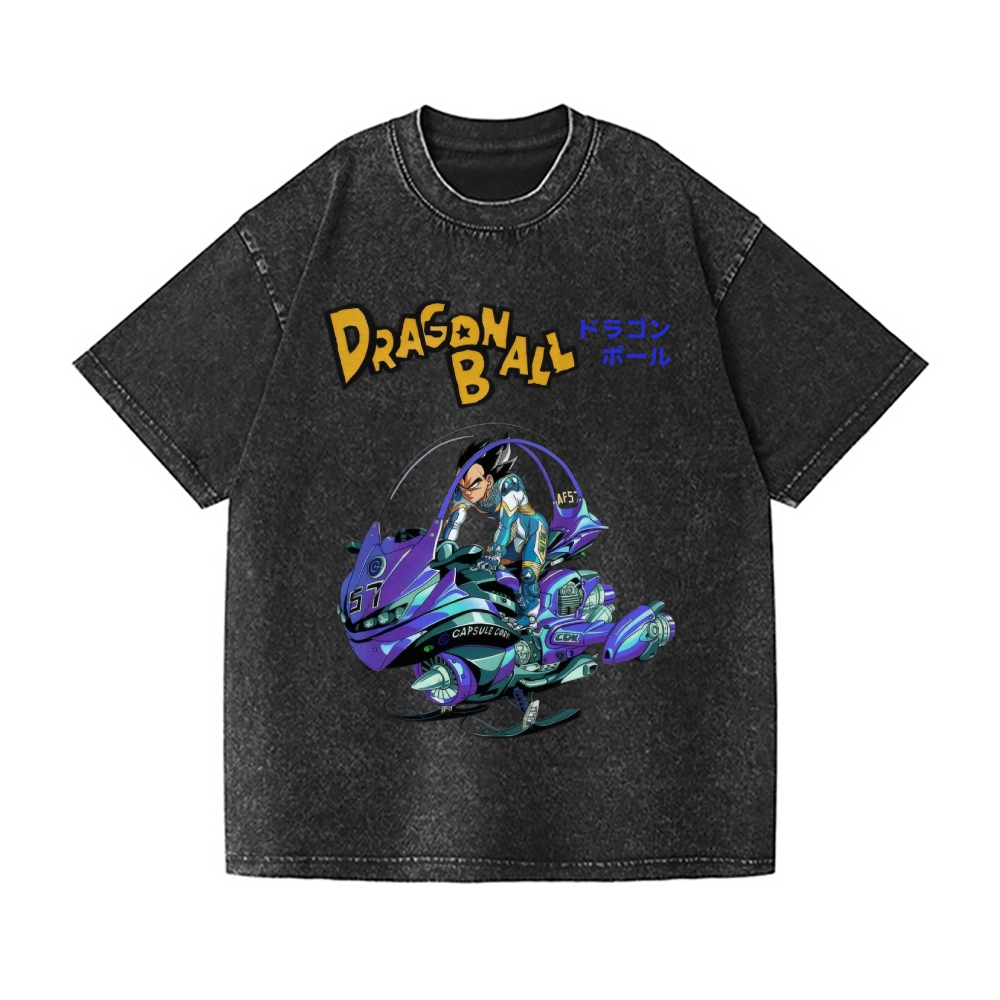 Dragon Ball Vintage Wash Japanese Design T-Shirt
