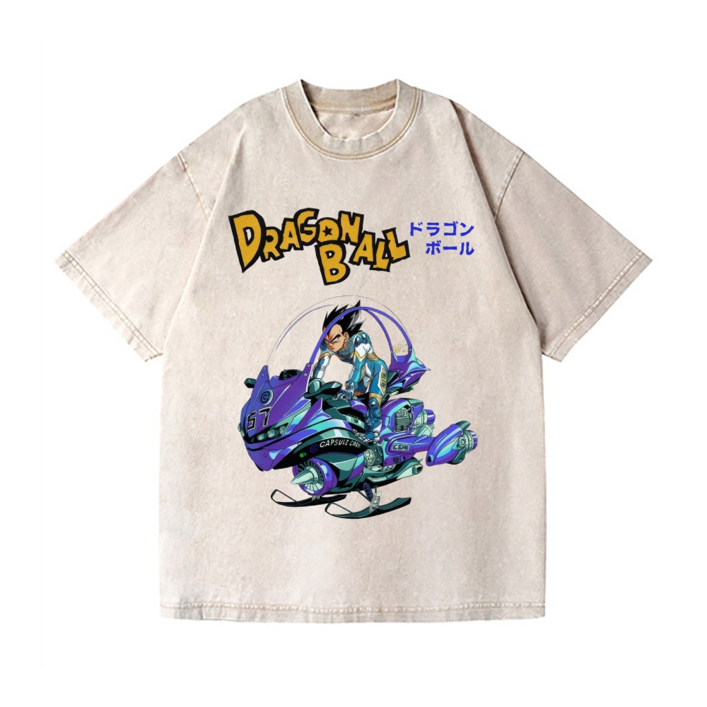 Dragon Ball Vintage Wash Japanese Design T-Shirt