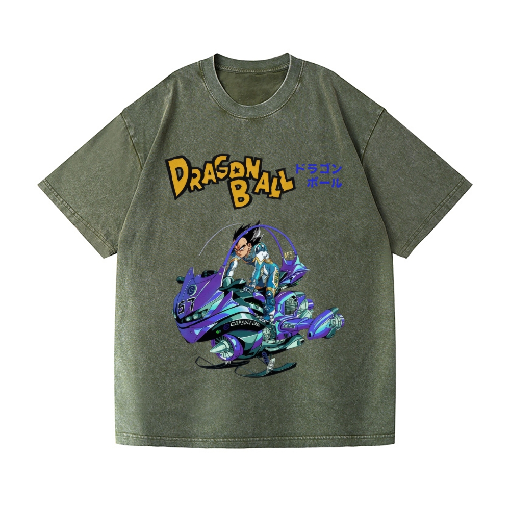 Dragon Ball Vintage Wash Japanese Design T-Shirt