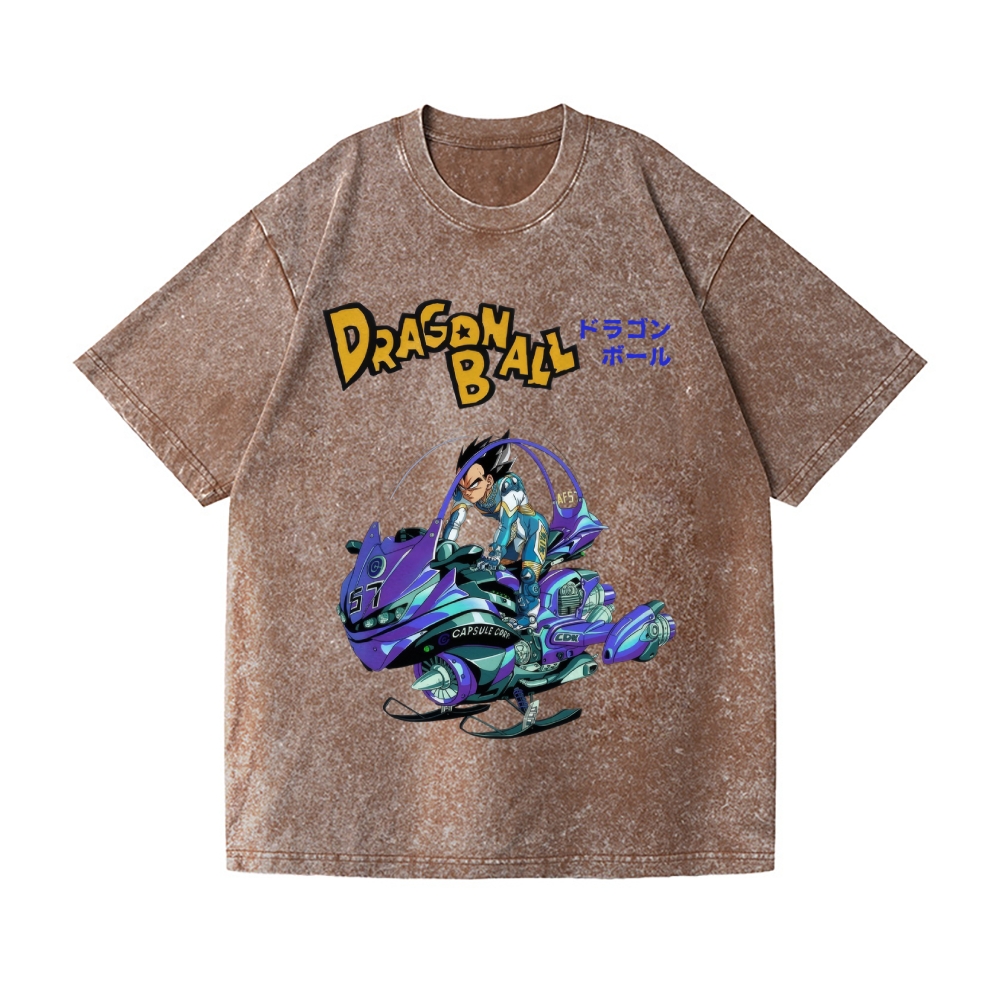 Dragon Ball Vintage Wash Japanese Design T-Shirt