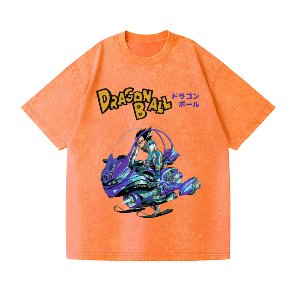 Dragon Ball Vintage Wash Japanese Design T-Shirt