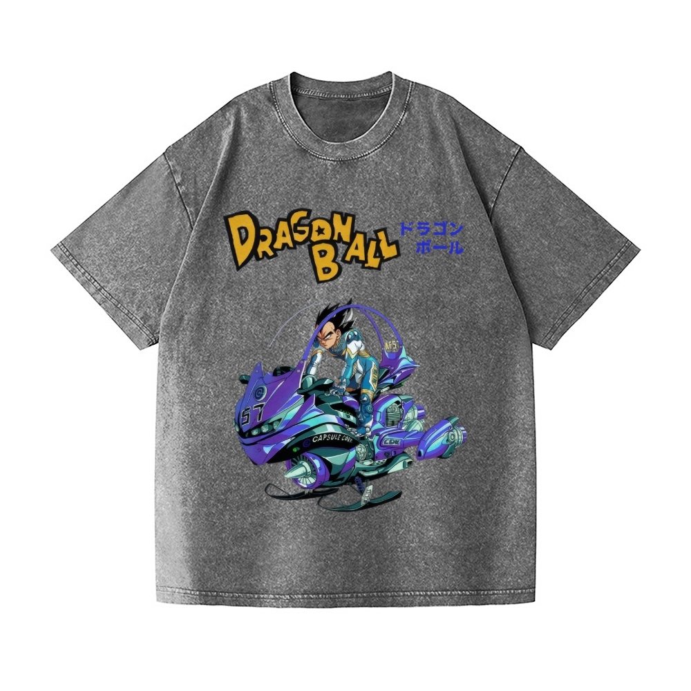 Dragon Ball Vintage Wash Japanese Design T-Shirt