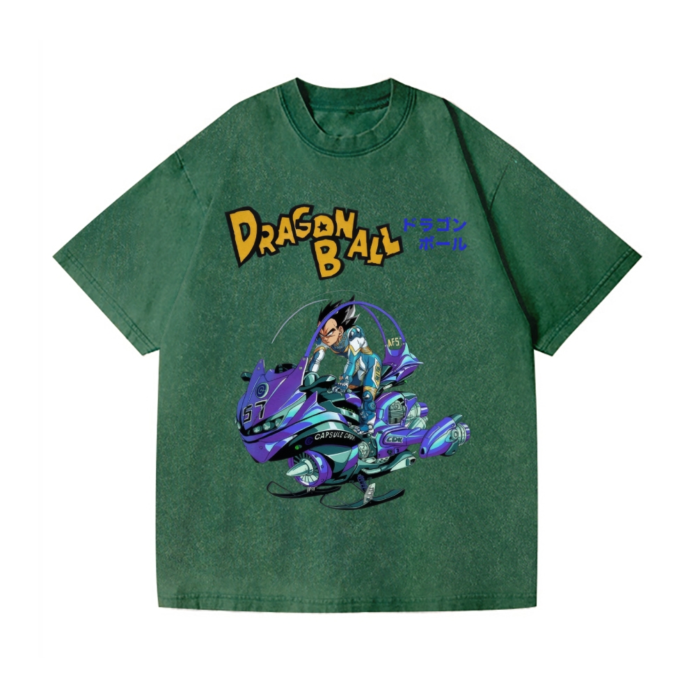Dragon Ball Vintage Wash Japanese Design T-Shirt