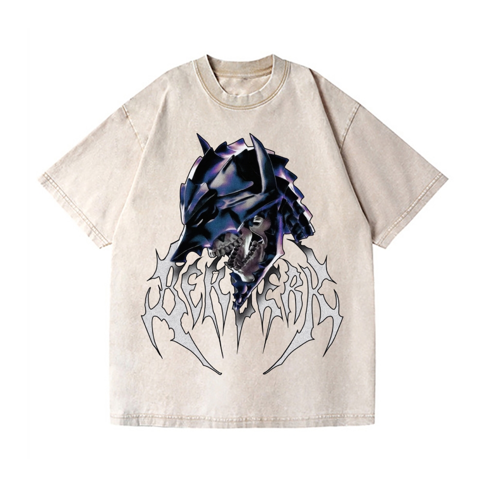 Berserk Vintage Wash Japanese Design T-Shirt
