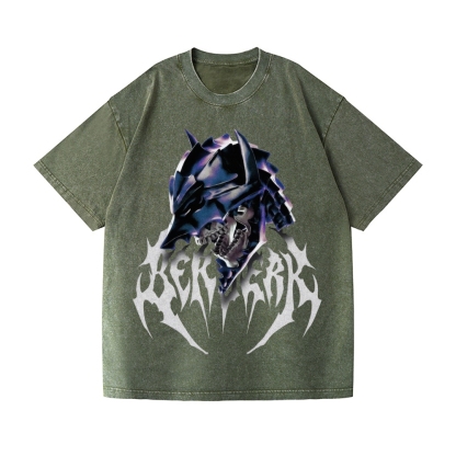 Berserk Vintage Wash Japanese Design T-Shirt