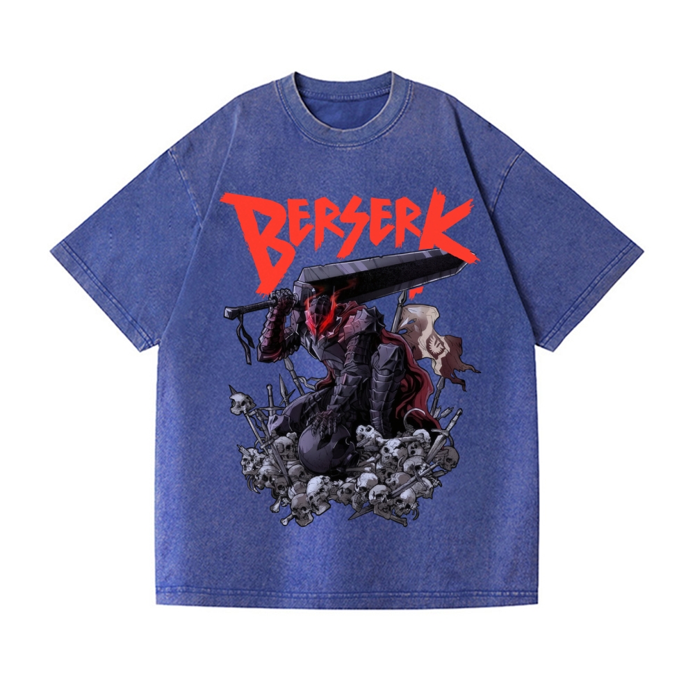 Berserk Vintage Wash Japanese Design T-Shirt