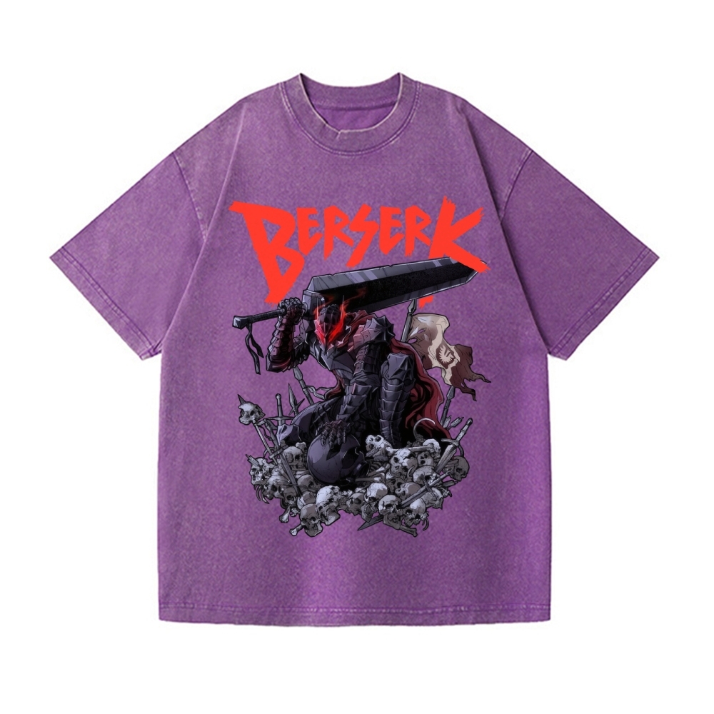 Berserk Vintage Wash Japanese Design T-Shirt