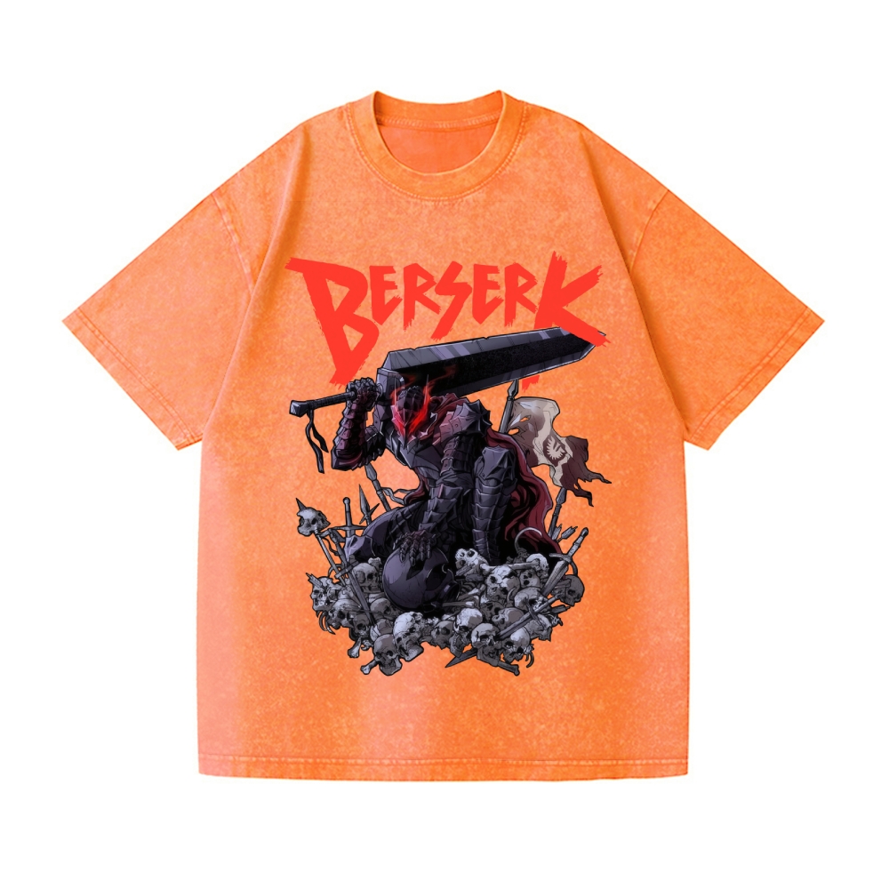 Berserk Vintage Wash Japanese Design T-Shirt