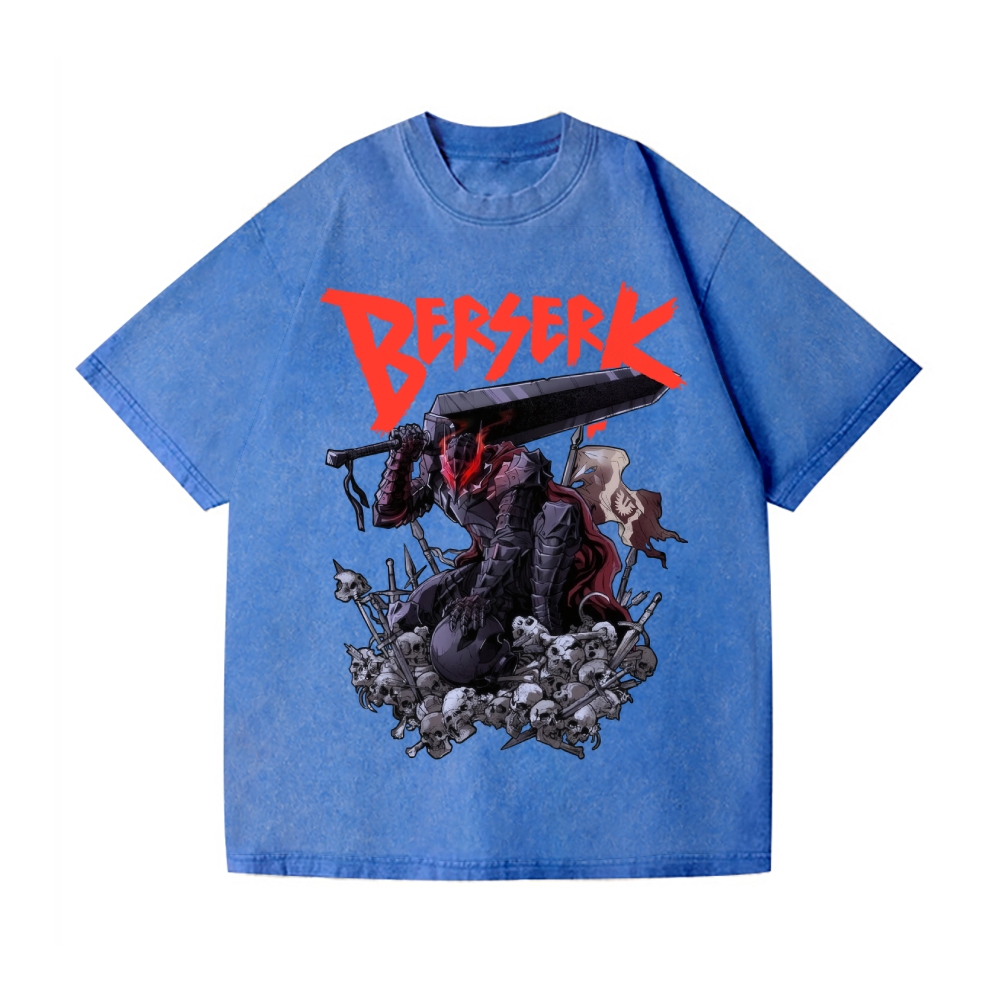 Berserk Vintage Wash Japanese Design T-Shirt