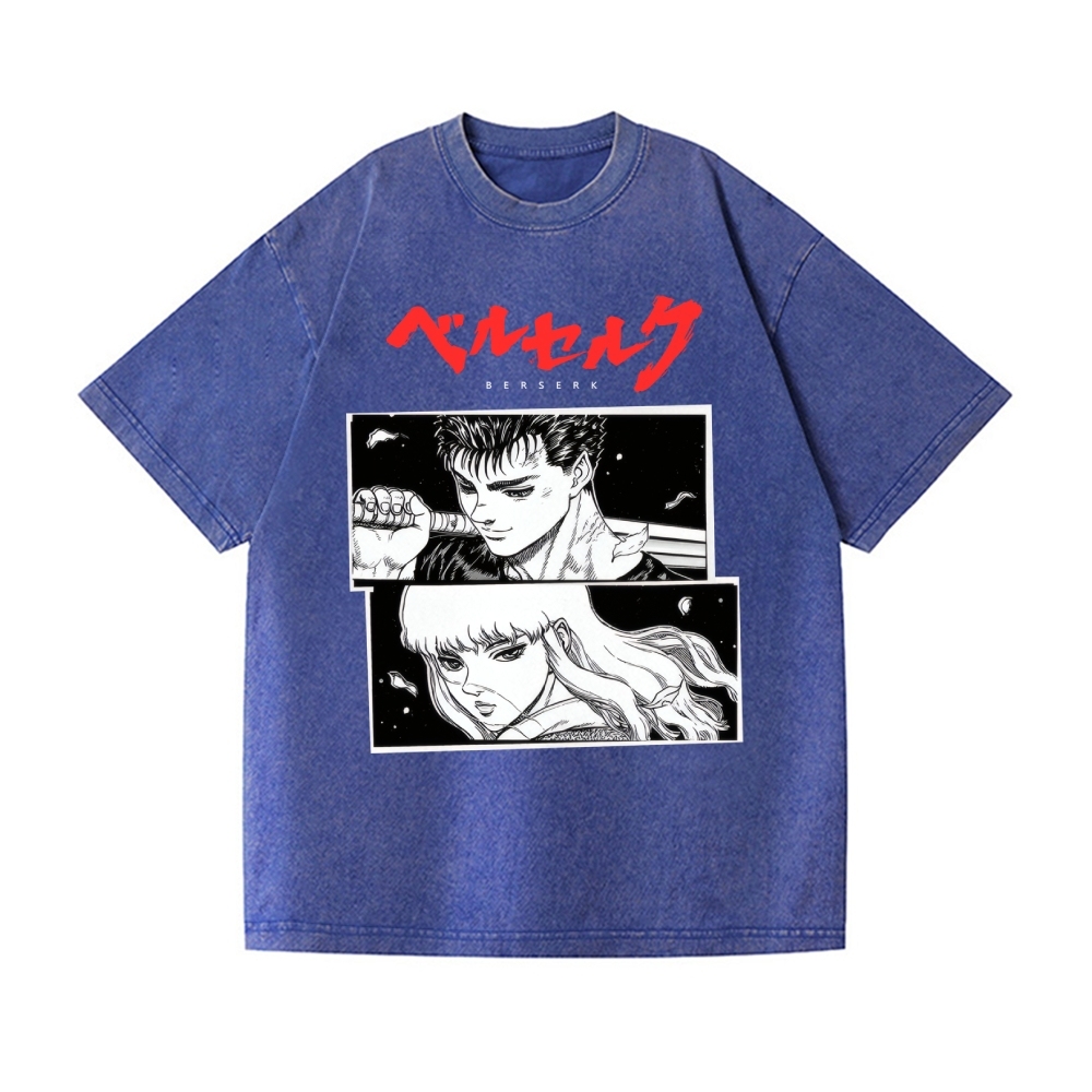 Berserk Vintage Wash Japanese Design T-Shirt
