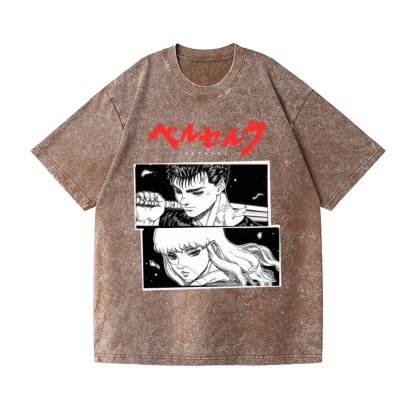 Berserk Vintage Wash Japanese Design T-Shirt