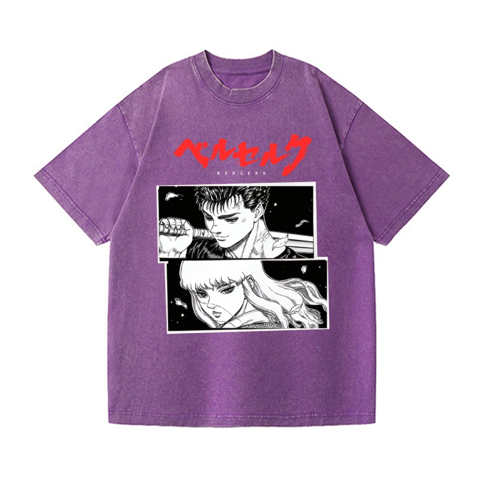 Berserk Vintage Wash Japanese Design T-Shirt