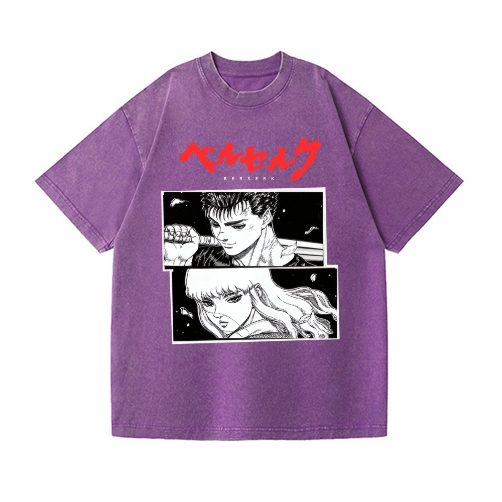 Berserk Vintage Wash Japanese Design T-Shirt