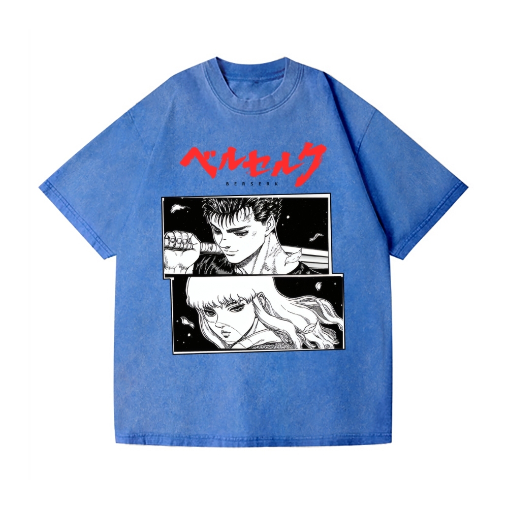 Berserk Vintage Wash Japanese Design T-Shirt