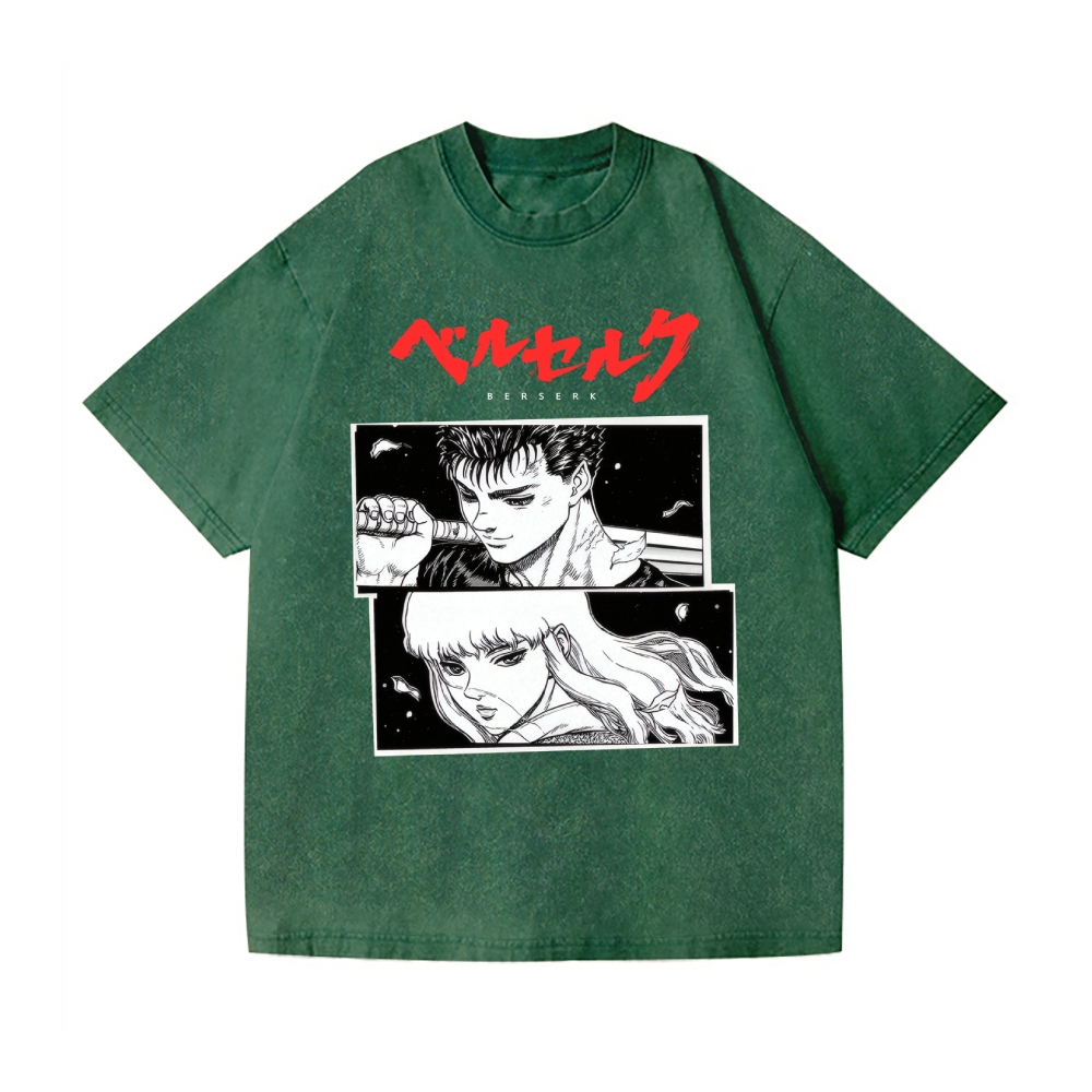 Berserk Vintage Wash Japanese Design T-Shirt