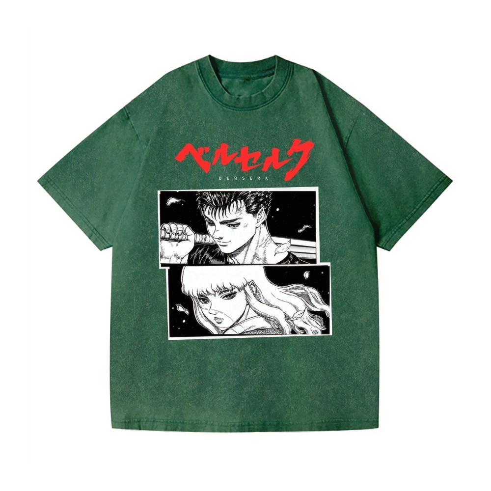 Berserk Vintage Wash Japanese Design T-Shirt