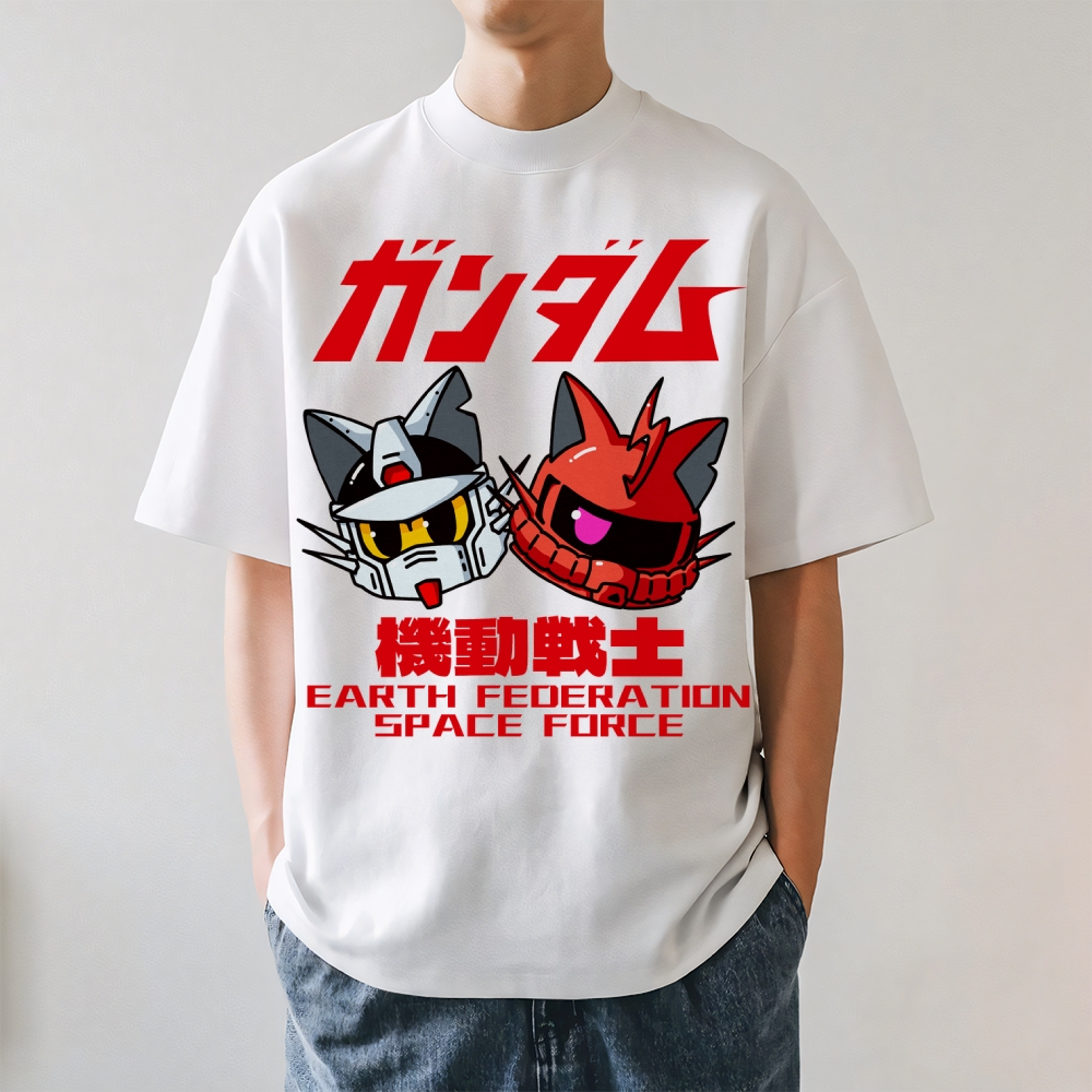 E.F.S.F. Gundam Cat Japanese Style Classic Tee