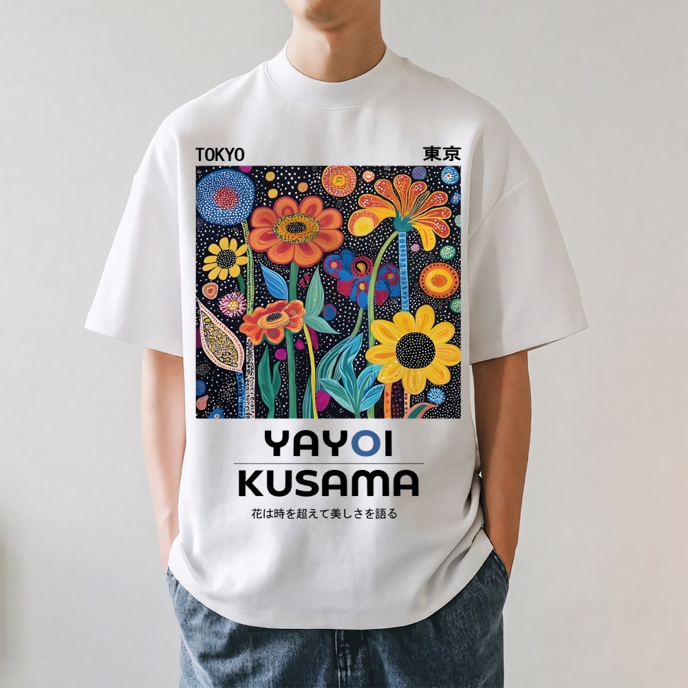 Yayoi Kusama Flowers Japanese Style Classic Tee