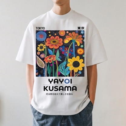 Yayoi Kusama Flowers Japanese Style Classic Tee