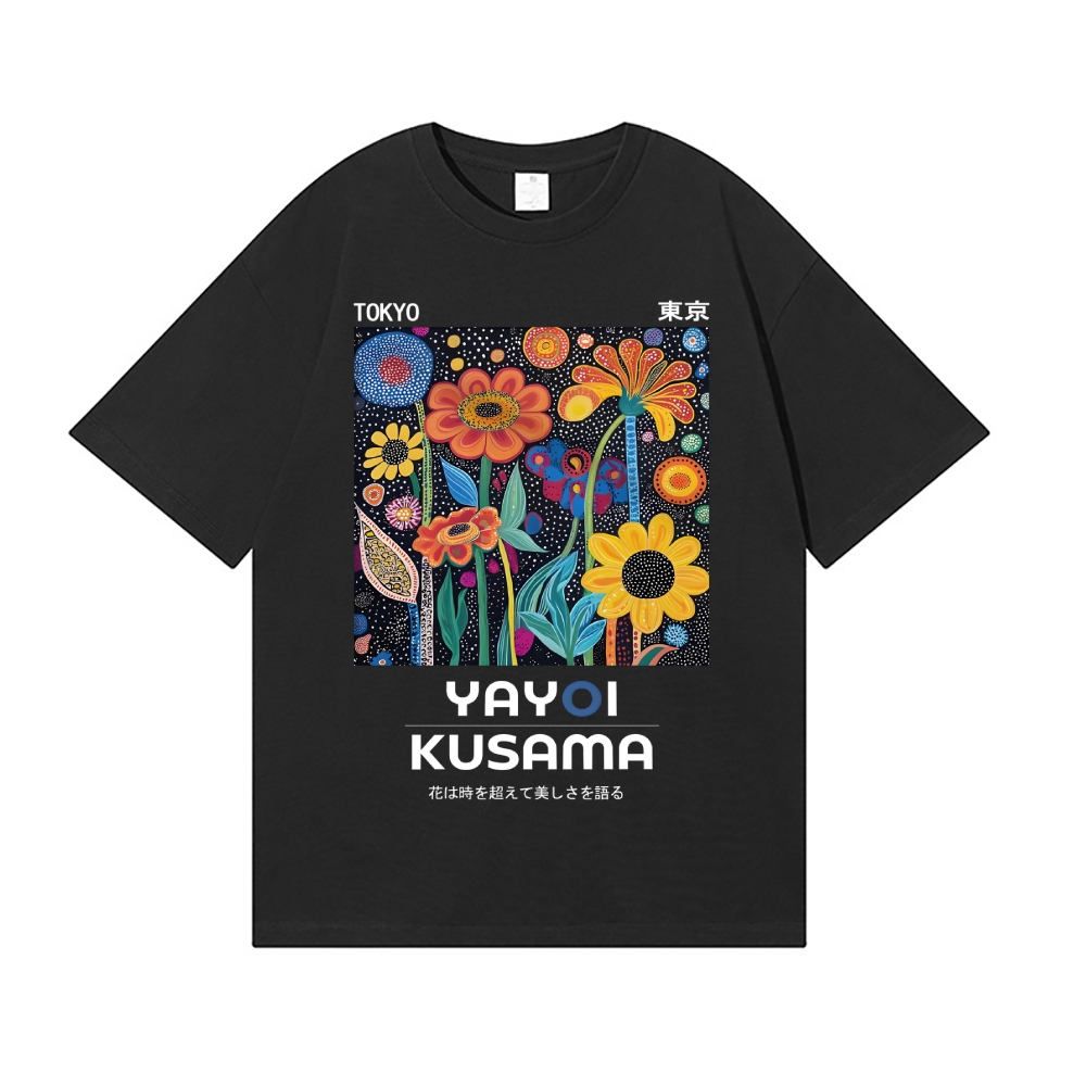 Yayoi Kusama Flowers Japanese Style Classic Tee