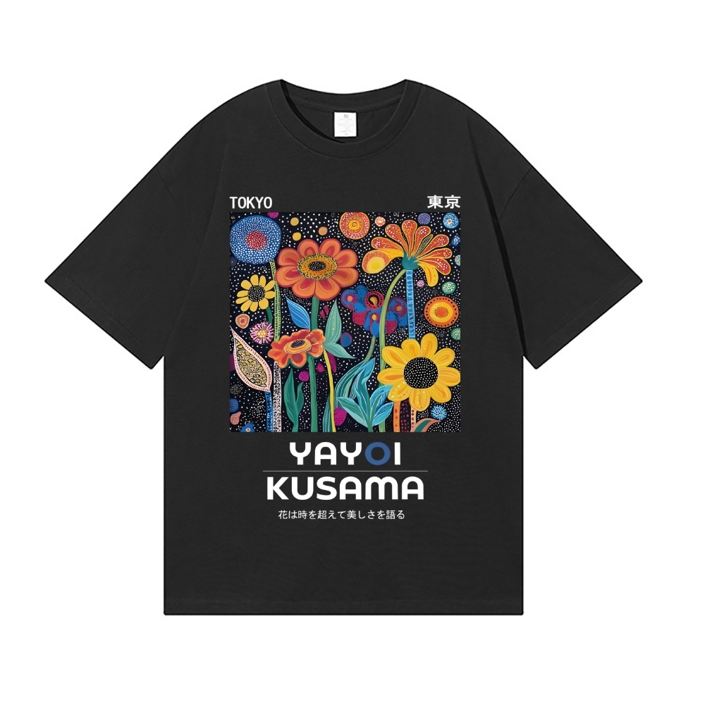 Yayoi Kusama Flowers Japanese Style Classic Tee