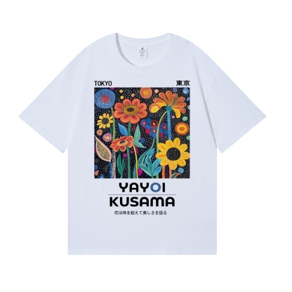Yayoi Kusama Flowers Japanese Style Classic Tee