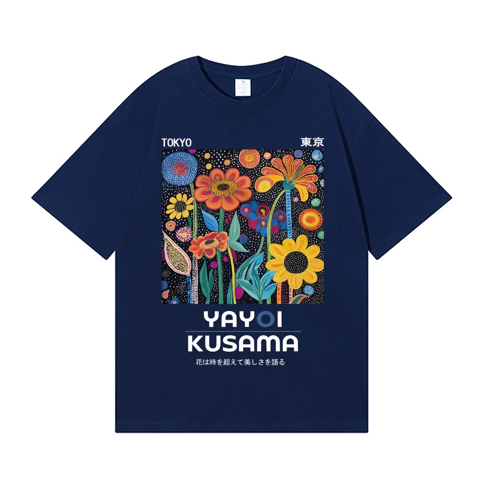 Yayoi Kusama Flowers Japanese Style Classic Tee