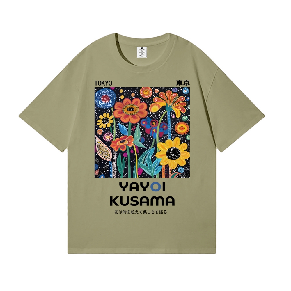 Yayoi Kusama Flowers Japanese Style Classic Tee