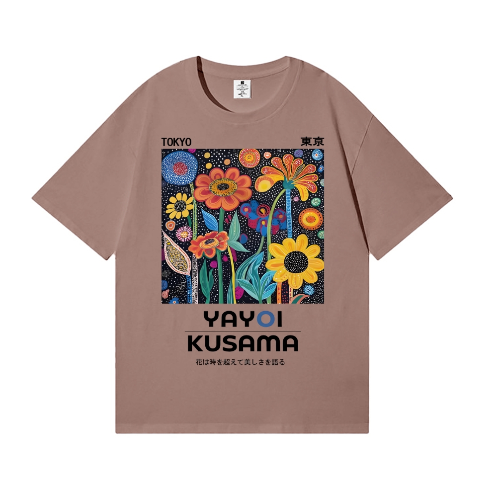 Yayoi Kusama Flowers Japanese Style Classic Tee