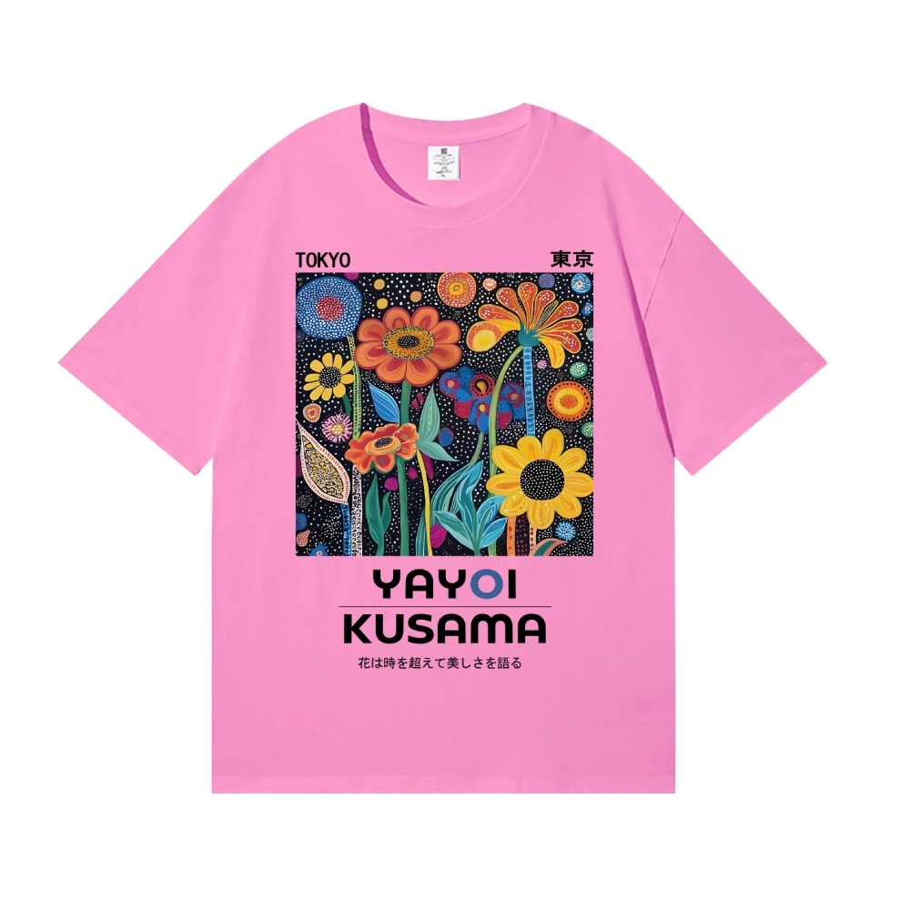 Yayoi Kusama Flowers Japanese Style Classic Tee