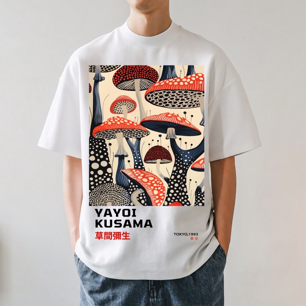 Yayoi Kusama Mushroom Japanese Style Classic Tee