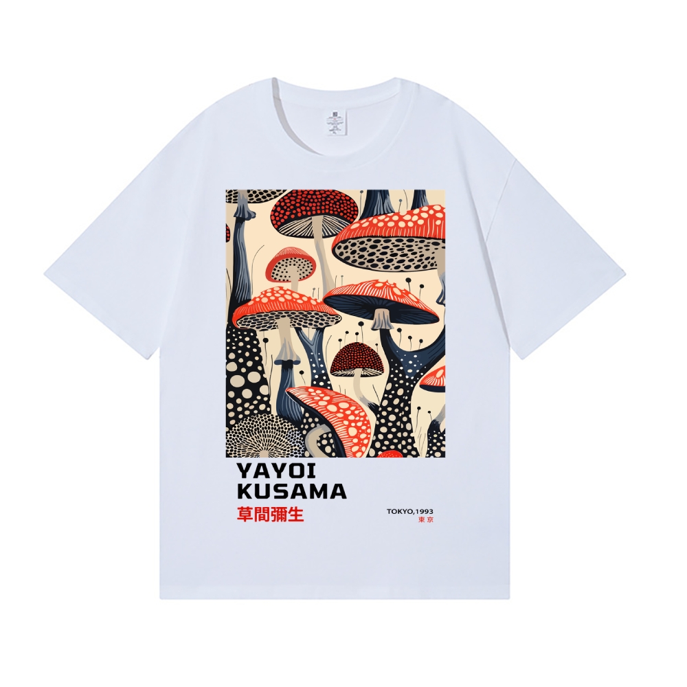 Yayoi Kusama Mushroom Japanese Style Classic Tee